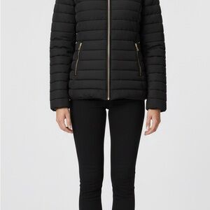 Zara Sleek Black Ski Jacket